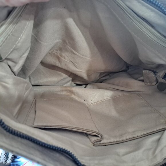 Darcy Marks London Tooled Floral Light Brown Large Leather Handbag Tote Bag - Picture 8 of 15